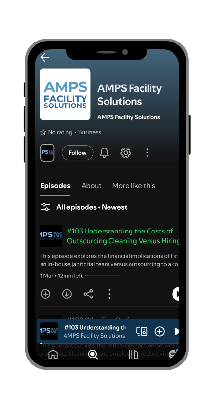 AMPS Facility Solutions Podcast Mobile Page